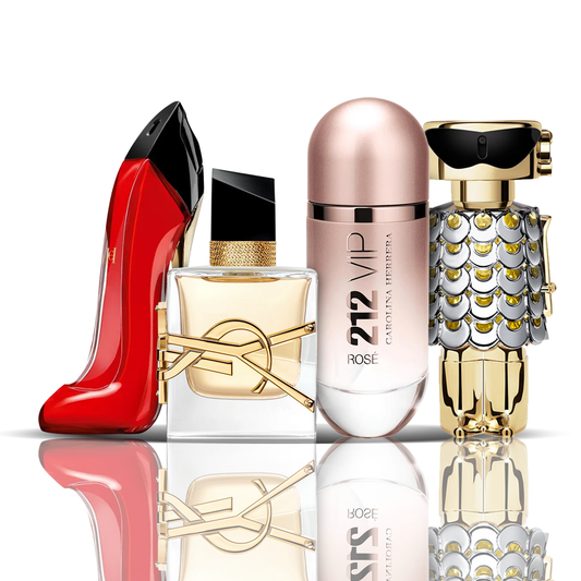 Промоционален пакет: 4 парфюма – Very Good Girl, Libre, 212 VIP Rosé и Fame 100ml