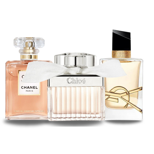 Промоционален пакет: 3 парфюма – Chanel Coco Mademoiselle, Yves Saint Laurent Libre и Chloé 100ml