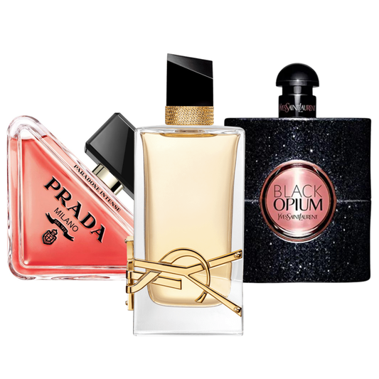 Промоционален пакет: 3 парфюма – Prada Paradox, Black Opium Yves Saint Laurent и Libre 100ml